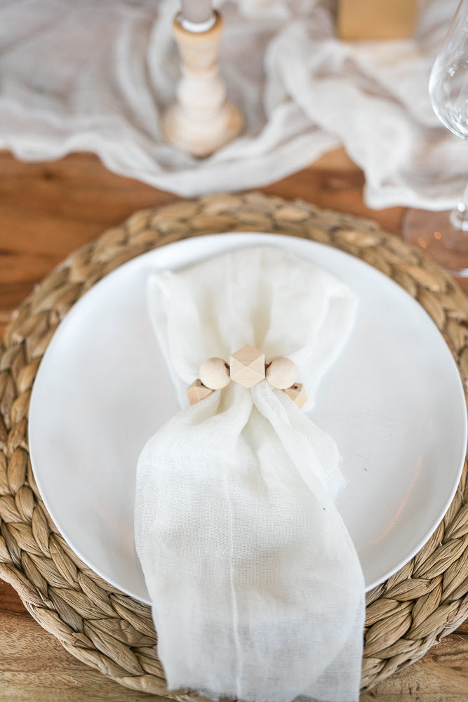 SET OF 2 CHEESECLOTH NAPKINS